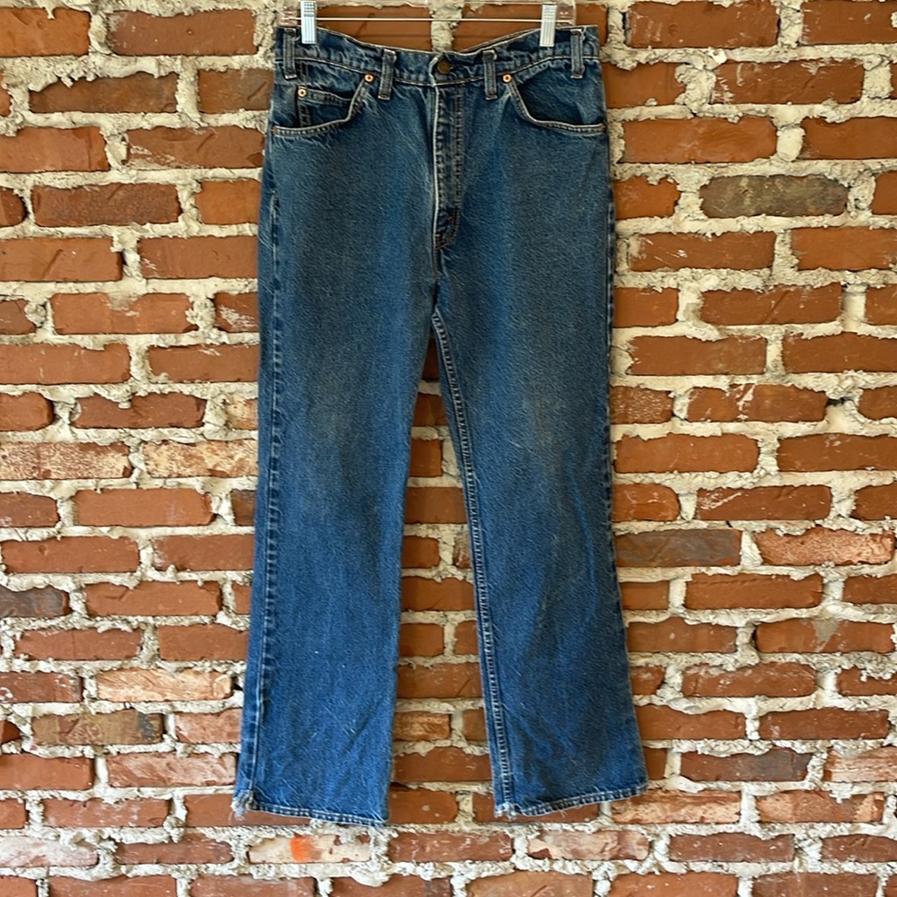 Vintage 1993 Levi’s 517(?) Orange Tab Jeans, 32x30